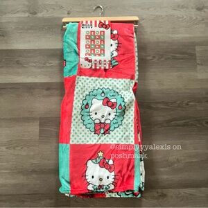 NWT Hello Kitty Christmas Silk Touch Throw Blanket